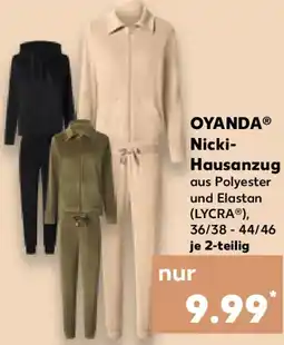 Kaufland OYANDA Nicki Hausanzug Angebot