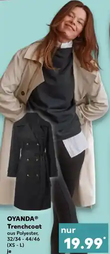 Kaufland OYANDA Trenchcoat Angebot