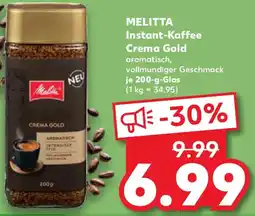 Kaufland MELITTA Instant-Kaffee Crema Gold Angebot