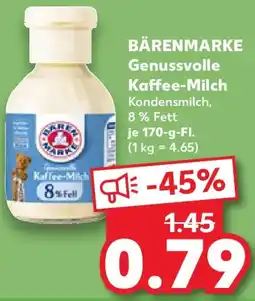 Kaufland BÄRENMARKE Genussvolle Kaffee-Milch Angebot