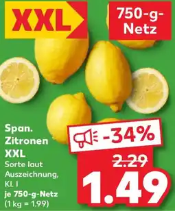 Kaufland Span. Zitronen XXL Angebot