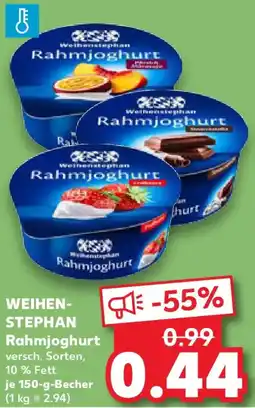 Kaufland WEIHENSTEPHAN Rahmjoghurt Angebot