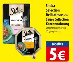 Famila Nord Ost Sheba Selection, Delikatesse oder Sauce Collection Katzennahrung Angebot