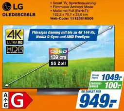 expert Techno Land LG OLED55C56LB Angebot
