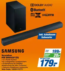 expert Techno Land SAMSUNG Soundbar HW-B660GF/ZG Angebot