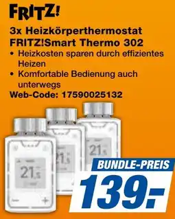 expert Techno Land 3x Heizkörperthermostat FRITZ!Smart Thermo 302 Angebot