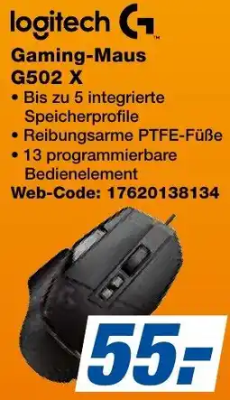 expert Techno Land logitech Gaming-Maus G502 X Angebot