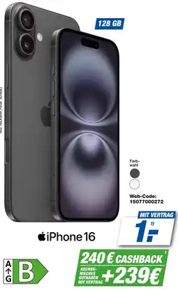 expert Techno Land Apple iPhone 16 Angebot