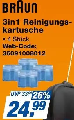 expert Techno Land BRAUN 3in1 Reinigungskartusche Angebot