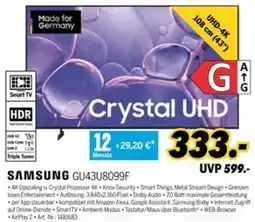 MEDIMAX SAMSUNG GU43U8099F Angebot
