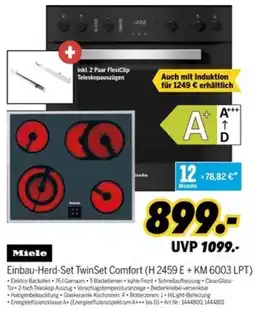 MEDIMAX Miele Einbau-Herd-Set TwinSet Comfort (H 2459 E + KM 6003 LPT) Angebot