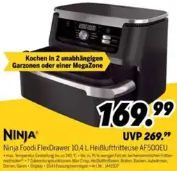 MEDIMAX Ninja Foodi FlexDrawer 10,4 L Heißluftfritteuse AF500EU Angebot