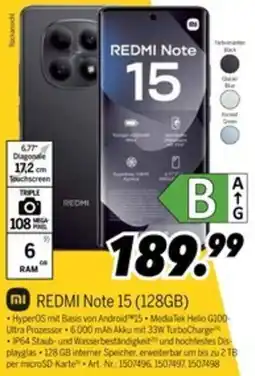 MEDIMAX REDMI Note 15 (128GB) Angebot