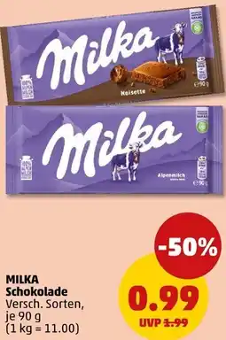 PENNY MILKA Schokolade Angebot