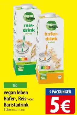 Famila Nord Ost vegan leben Hafer-, Reis- oder Baristadrink Angebot