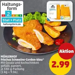 PENNY MÜHLENHOF Frisches Schweine-Cordon-bleu Angebot