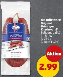 PENNY DIE THÜRINGER Original Thüringer Knackwurst Angebot