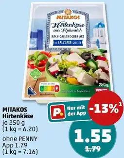 PENNY MITAKOS Hirtenkäse Angebot