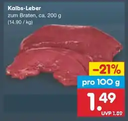 Netto Marken-Discount Kalbs Leber Angebot
