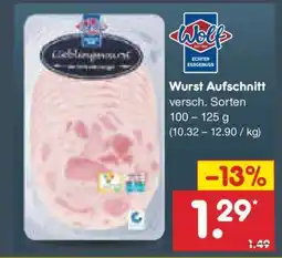 Netto Marken-Discount Wurst- Aufschnitt Angebot