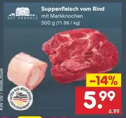 Netto Marken-Discount Suppenfleisch vom Rind Angebot