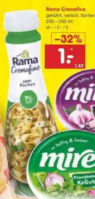 Netto Marken-Discount Rama Cremefine Angebot