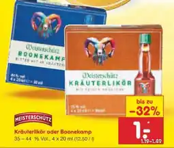 Netto Marken-Discount Kräuterlikör oder Boonekamp Angebot
