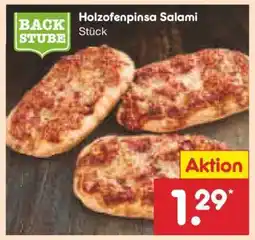 Netto Marken-Discount Holzofenpinsa Salami Angebot
