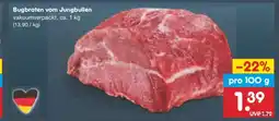 Netto Marken-Discount Bugbraten vom Jungbullen Angebot