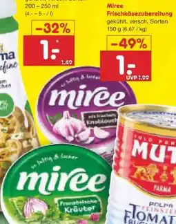 Netto Marken-Discount MIRÉE Frischkäsezubereitung Angebot