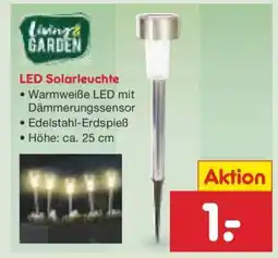 Netto Marken-Discount LED Solarleuchte Angebot
