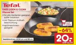 Netto Marken-Discount Tefal EASY COOK & CLEAN Pfanne Set Angebot