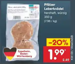 Netto Marken-Discount Pfälzer Leberknödel Angebot