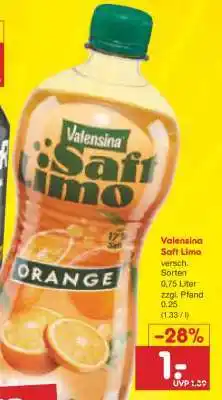 Netto Marken-Discount Valensina Saft Limo Angebot