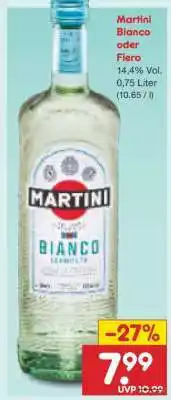 Netto Marken-Discount Martini Bianco oder Fiero Angebot