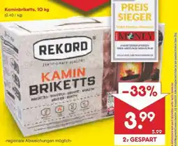 Netto Marken-Discount Kaminbriketts, 10 kg Angebot