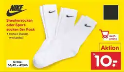 Netto Marken-Discount Sneakersocken oder Sportsocken 3er Pack Angebot