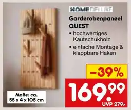 Netto Marken-Discount Garderobenpaneel QUEST Angebot