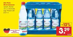 Netto Marken-Discount Alb-Perle Mineralwasser Angebot
