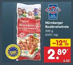 Netto Marken-Discount Nürnberger Rostbratwürste Angebot