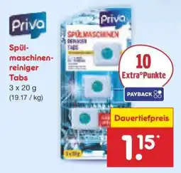 Netto Marken-Discount Spülmaschinenreiniger Tabs Angebot