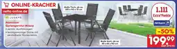 Netto Marken-Discount Aluminium Gartengarnitur Milano Angebot