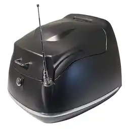Netto Marken-Discount Alpha Motors Topcase Retro Roller-Zubehör mattschwarz Angebot