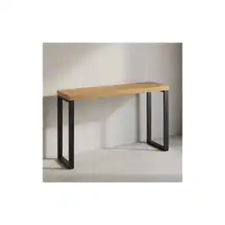 Netto Marken-Discount KADIMA DESIGN Konsolentisch in modernem Design, Eiche-Optik, Große Ablagefläche Angebot