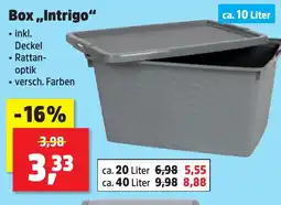 Thomas Philipps Box,,Intrigo" Angebot
