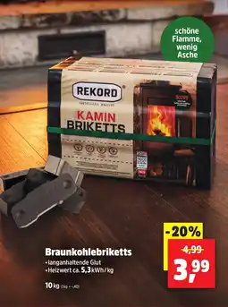 Thomas Philipps Braunkohlebriketts Angebot