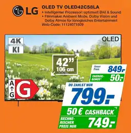 Expert LG OLED TV OLED42C58LA Angebot