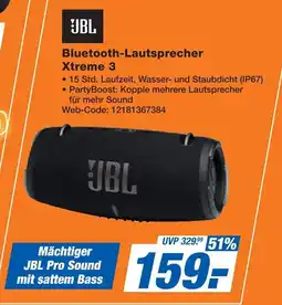 Expert JBL Bluetooth-Lautsprecher Xtreme 3 Angebot