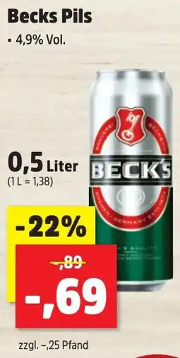 Thomas Philipps Becks Pils Angebot
