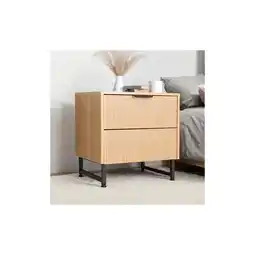 Netto Marken-Discount Home Deluxe Nachttisch NYLA Natur - 45 x 61 cm Angebot